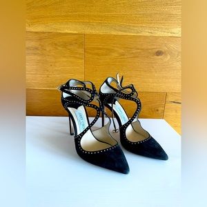 Jimmy Choo black and gold